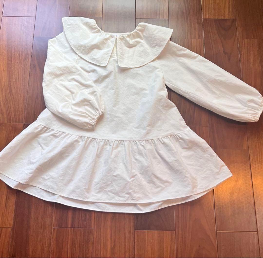 UNMINOU アンミヌ フリルカラーボリュームチュニック