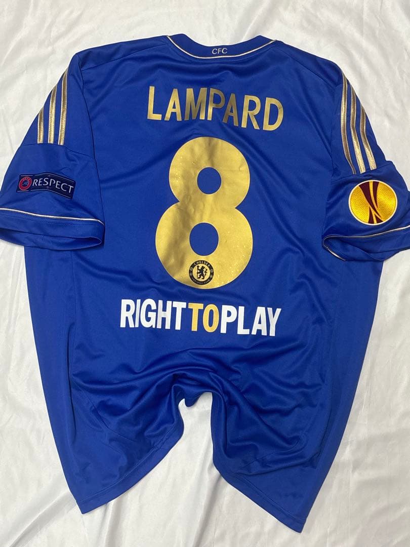 チェルシー LAMPARD 8 シャツ XL ランパード　ユニフォーム　サッカー チェルシー(Chelsea)06-08 H ホーム #8 ランパード(Lampard) - USED