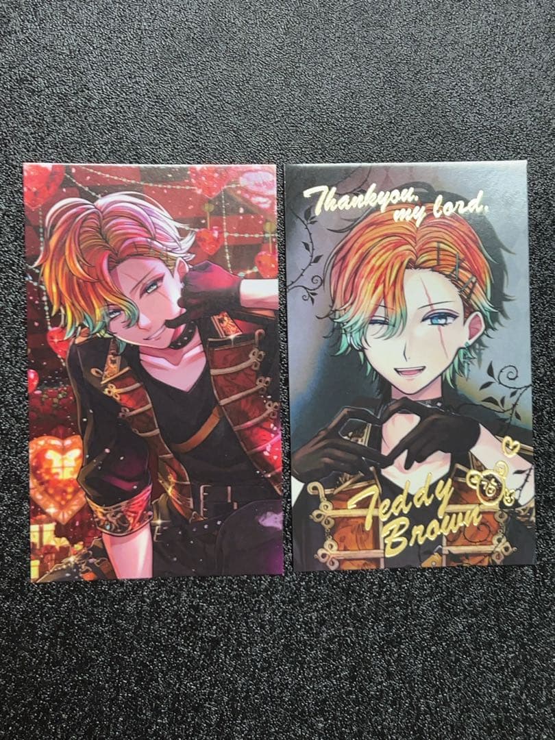 あくねこ テディ バレンタイン トレカ風カード 箔押し レア - メルカリ