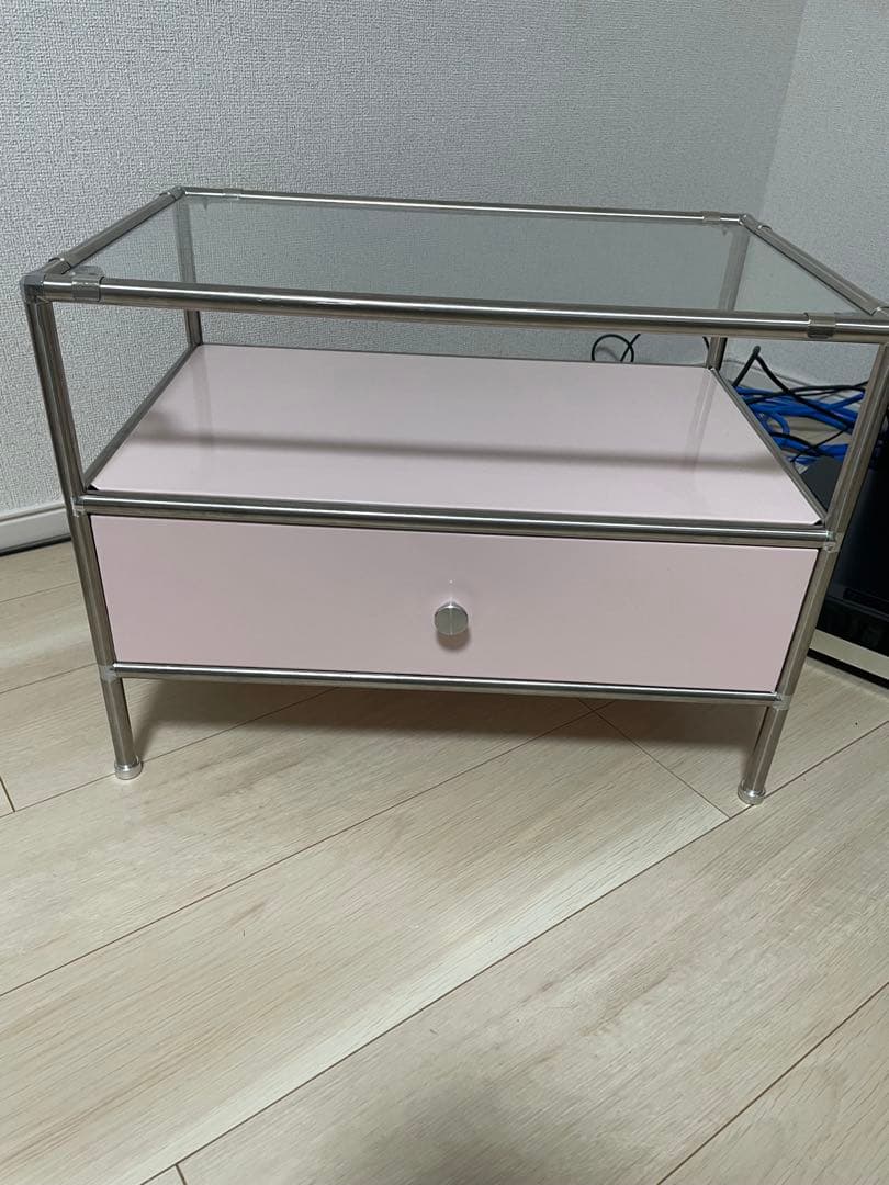 The Frigg 韓国 モジュール家具 テレビ台 ピンク The ピンク