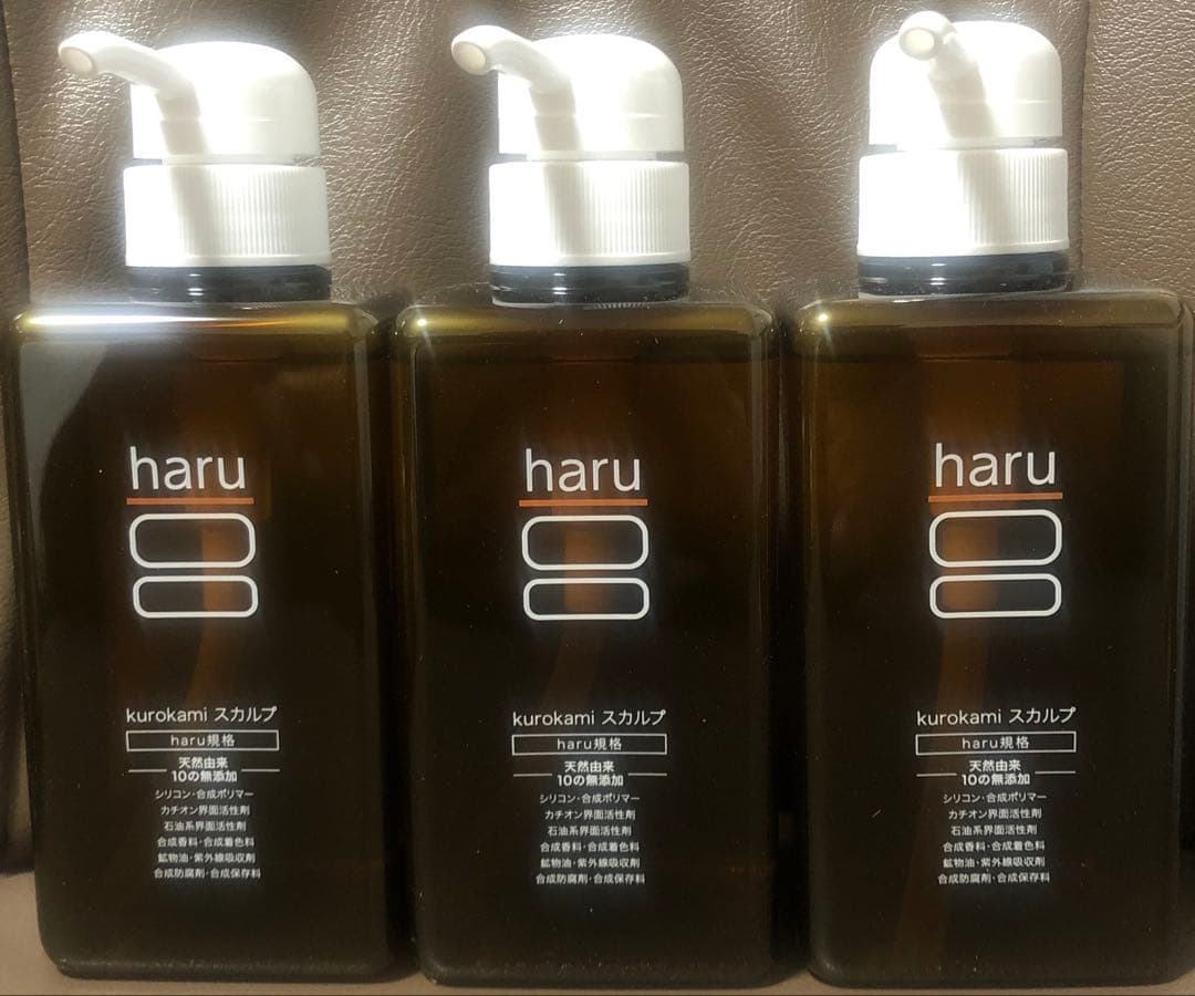 haru kurokami スカルプシャンプー 400ml 4点セットharu kurokami