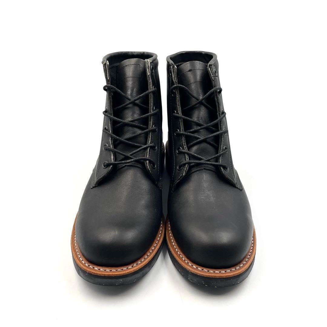 《未使用品》チペワ ブーツ USA製 ビブラム 黒タグ US9.5 97064