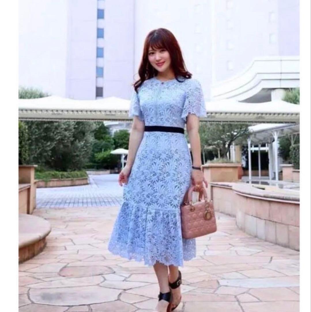 新品セルフォードcelfordレースワンピースドレス石原さとみ佳子様佳子