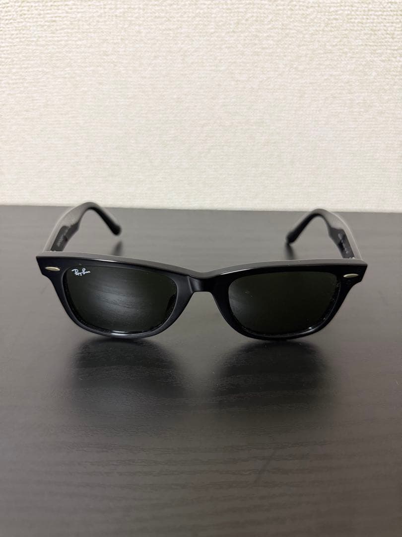 Ray-Ban Wayfarer サングラス 54-18-145 Sunglasses Ray-Ban Original Wayfarer Black RB2140 901 G15 54-18