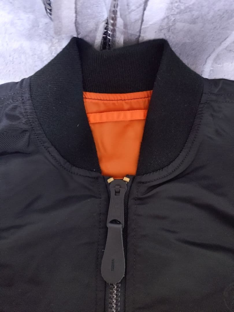 キヨナガ＆コー】【Mサイズ】【アルファ】【MA-1】【ブラック【コラボ