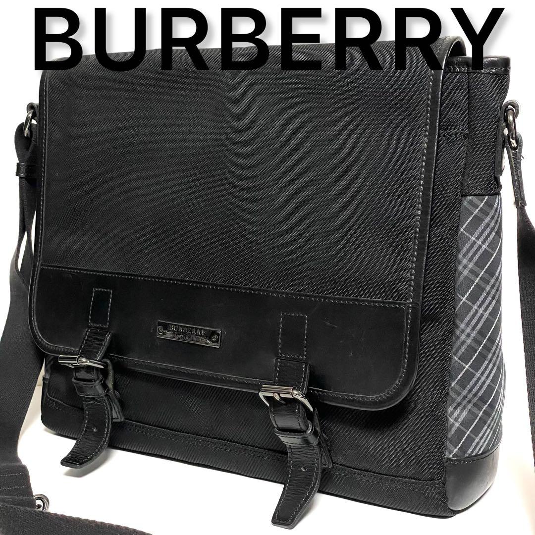 ✨A4収納✨BURBERRY バーバリー ブラックレーベル メッセンジャーバッグ BURBERRY BLACK LABEL A4収納 メッセンジャーバッグBURBERRY BLACK