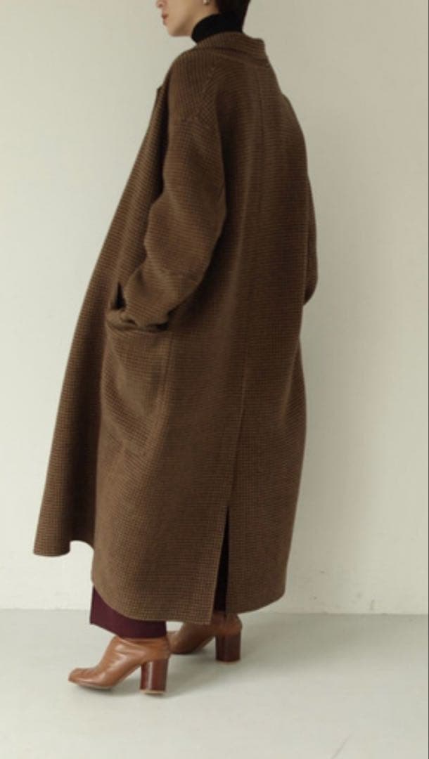 値引き交渉可】todayful オーバーチェックコート 36 - メルカリ