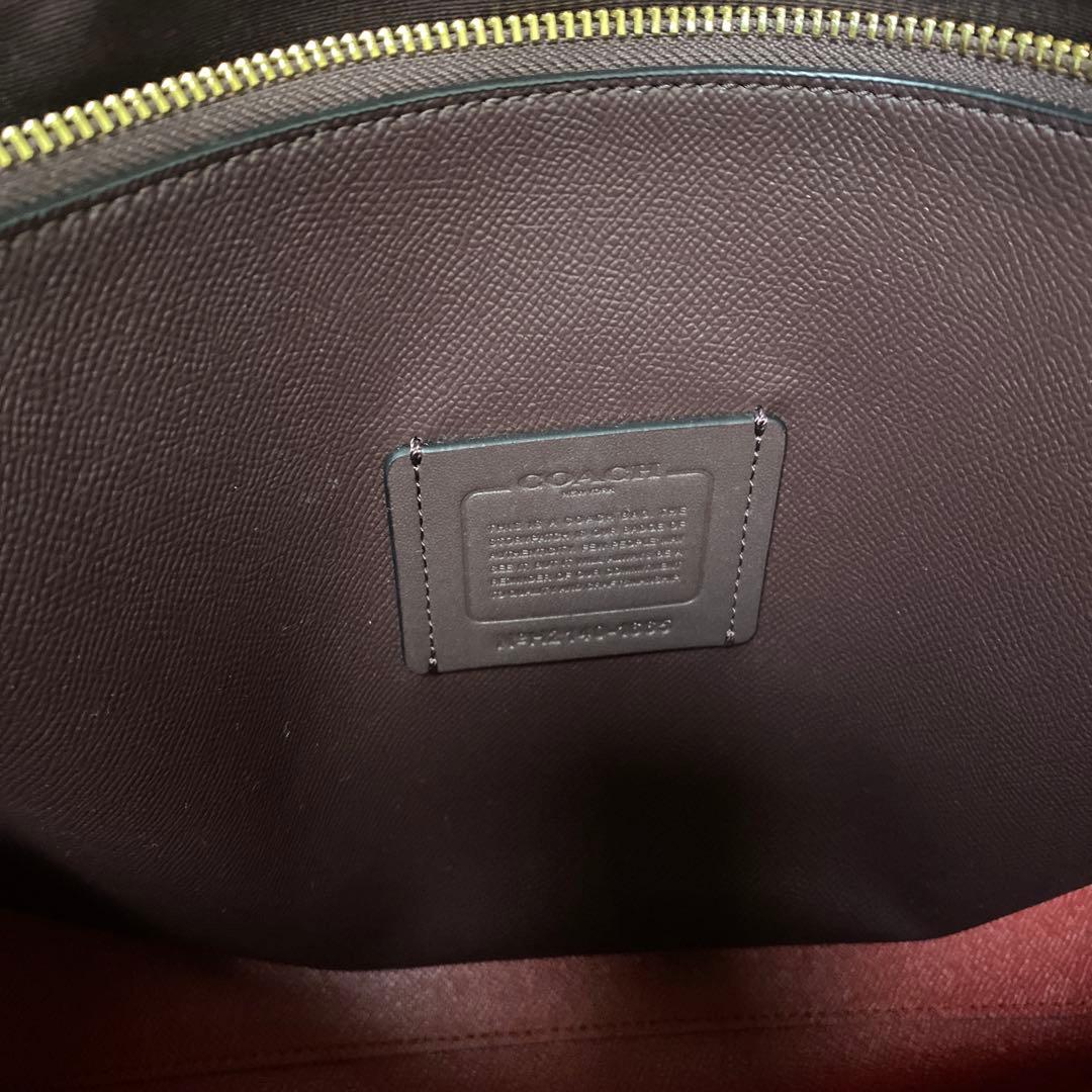 MyB@g(*☻-☻*) 様専用COACH トートバッグ ブラウン/レッド - メルカリ