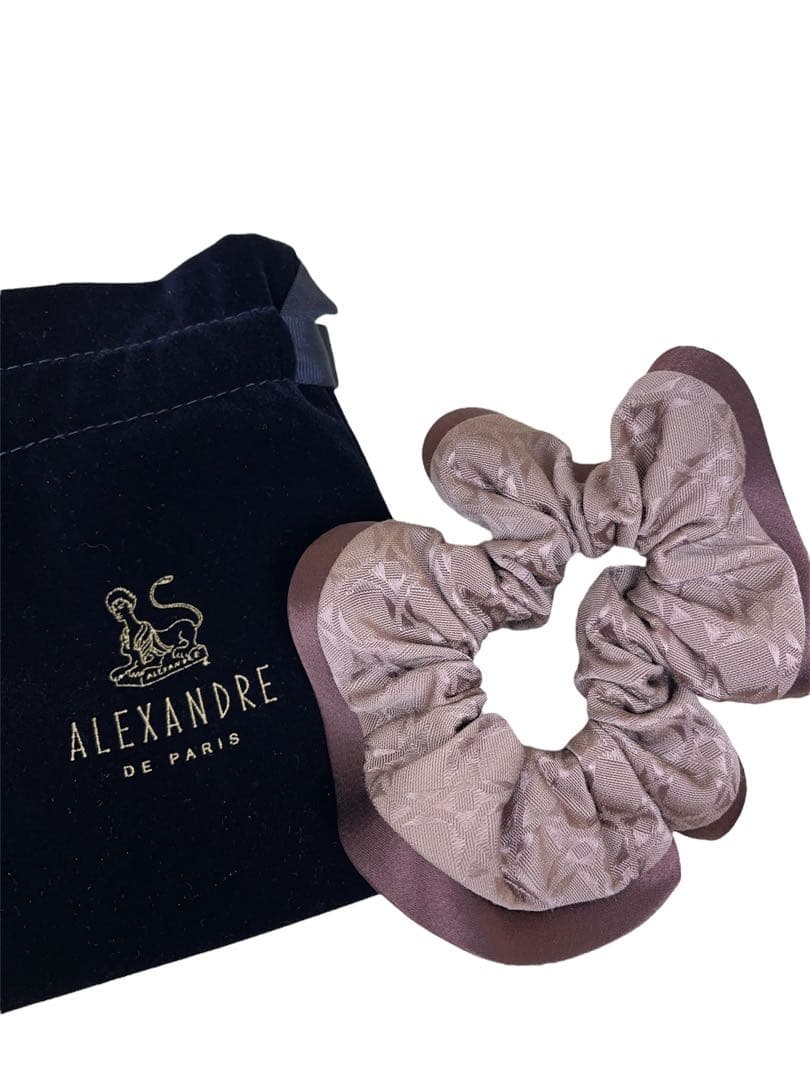 未使用品 アレクサンドルドゥパリ アンドリュージャガード シュシュ ベージュ系 ALEXANDRE DE PARIS】アンドリュージャガードシュシュ(小物・雑貨