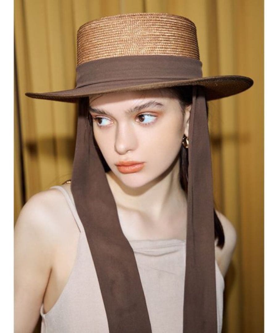 eimy istoire エイミーイストワール シフォン カンカン 帽子