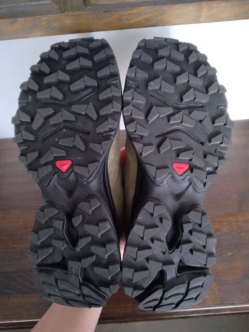 Salomon XT-4 スニーカー オリーブ 24.5cm