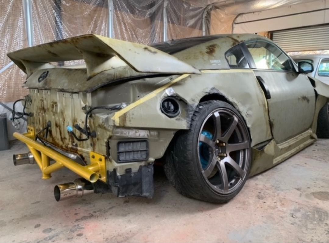 Z33 リア ジャッキアップバー bash bar - メルカリ