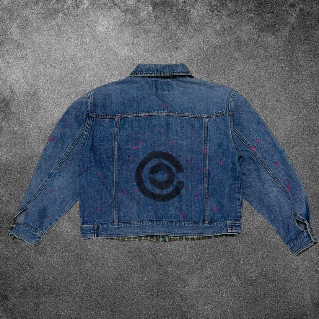 00s【archive】Y2K Short Denim Jacket Fade - メルカリ