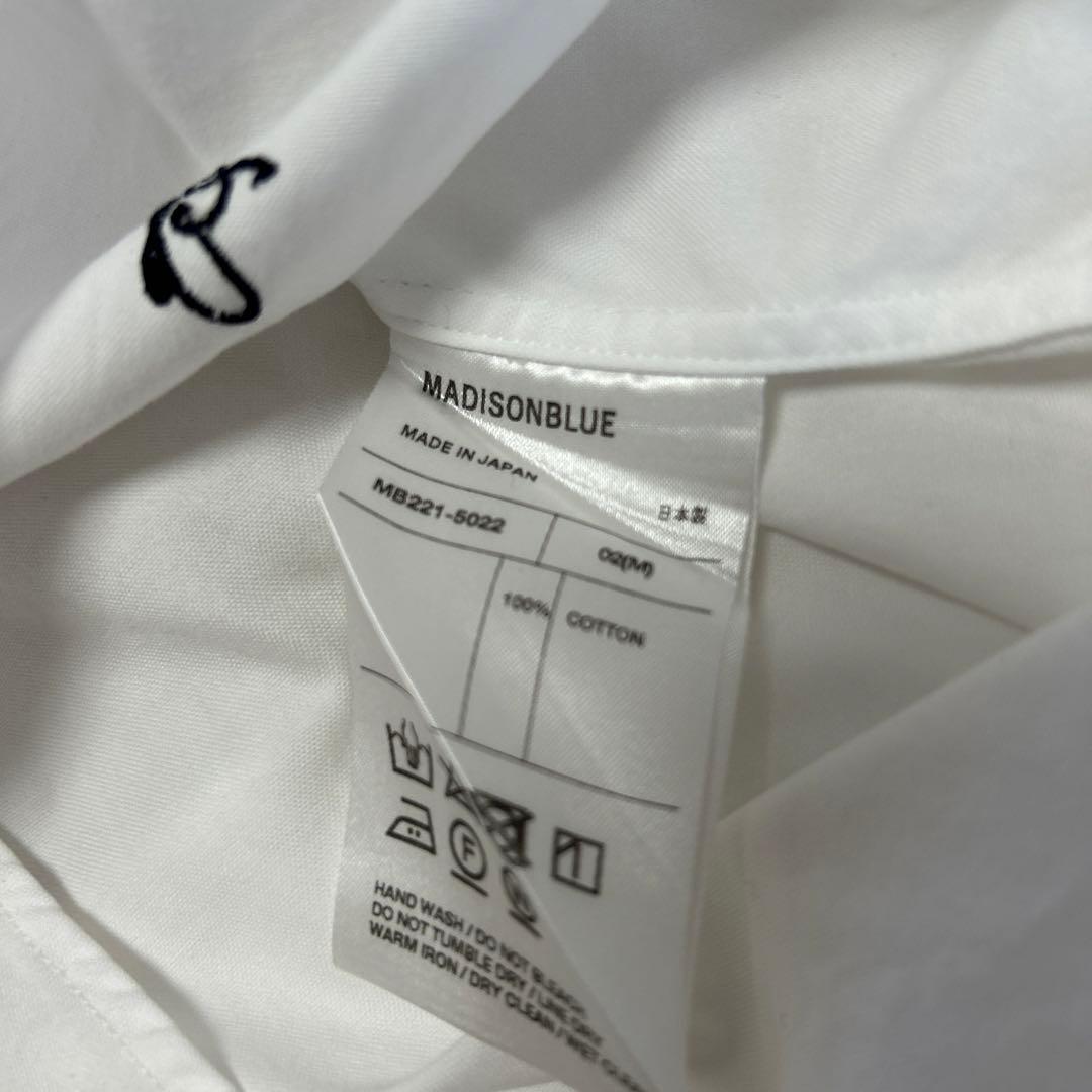 MADISONBLUE マディソンブルー ラウンドカラー フリル シャツ 02