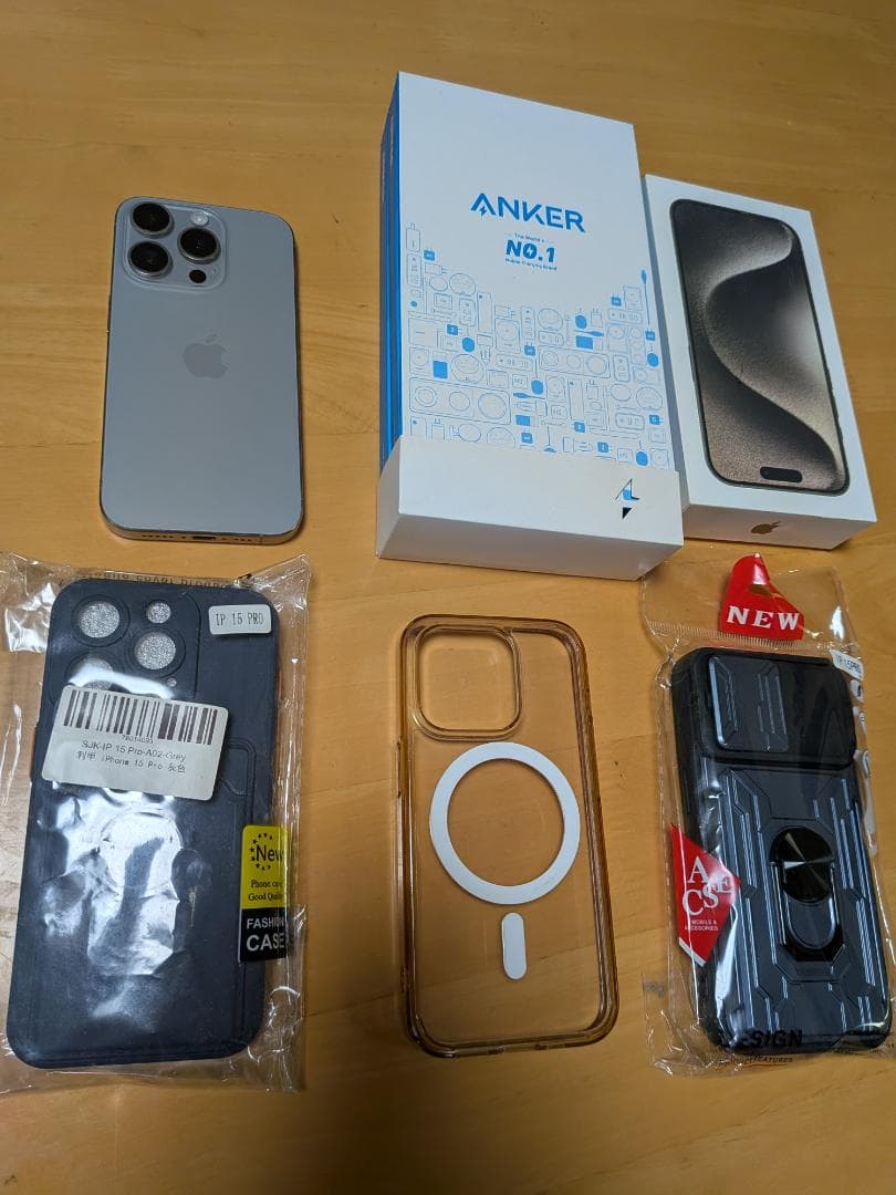 iPhone 15 Pro ☆128GB☆ナチュラルチタニウム☆ iPhone 15 Pro 128GB - ナチュラルチタニウム（SIMフリー）[整備済製品