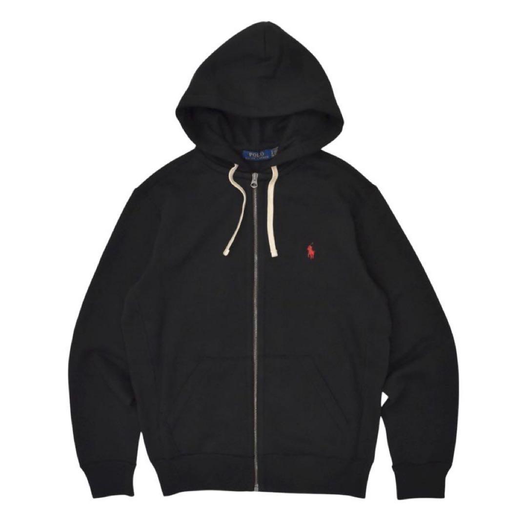POLO RALPH LAUREN ブラックパーカー赤ポニー新品未使用タグ付き