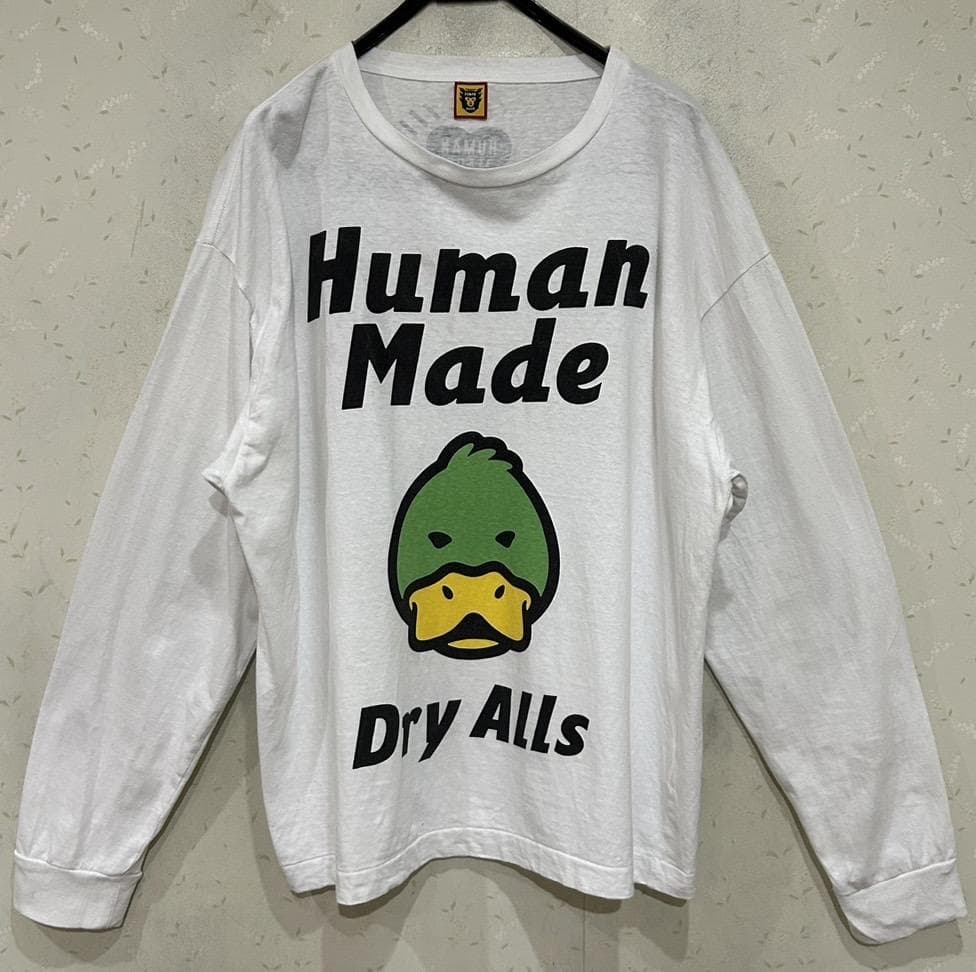 ヒューマンメイド HUMAN MADE カモ 長袖 Tシャツ トップス XL - メルカリ