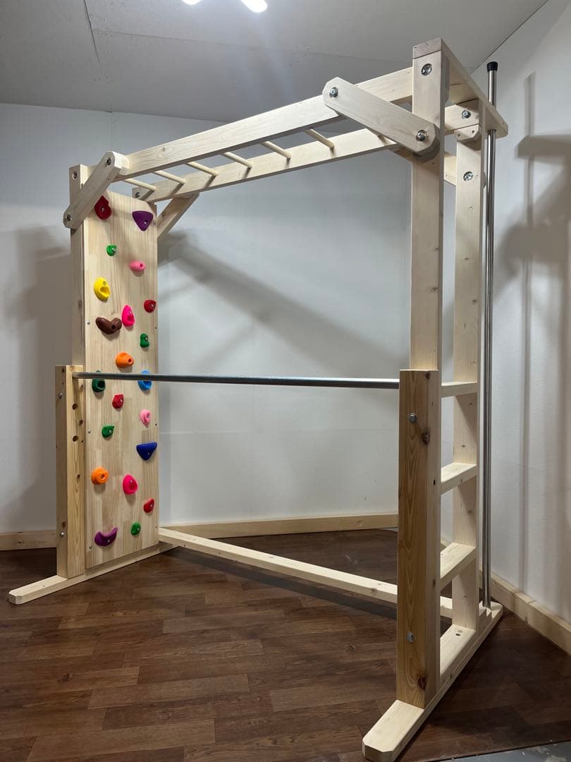 雲梯 室内うんてい 室内 ボルダリング 鉄棒 登り棒 ブランコ ターザン