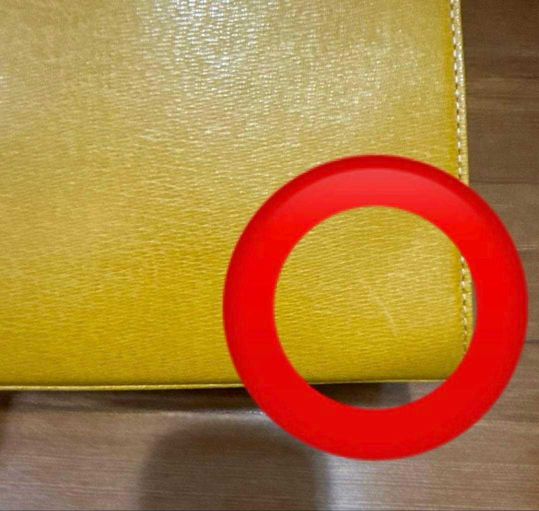 BURBRRY バーバリー ハンドバッグ トートバッグ イエロー