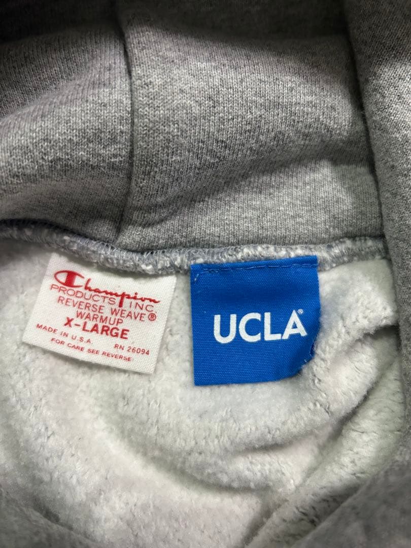 XL/USA】チャンピオン 復刻単タグ リバースウィーブ パーカー UCLA