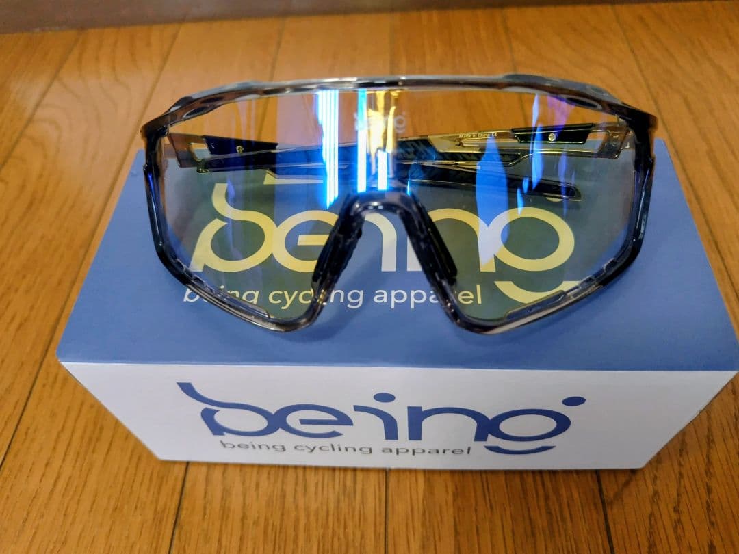 スポーツサングラス　being Libero【グレー】ブルーミラー(紫外線調光) Libero【グレー】Blue Mirror Lens(紫外線調光) – being