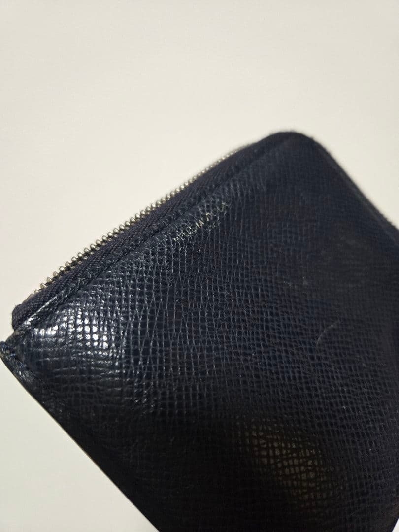 4点セット】ペッレモルビダ 長財布・小銭入れ2個・キーケース ネイビー