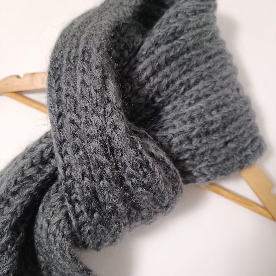 パドカレ別注ハイランド2000 ウール×モヘア ミドルゲージ マフラー