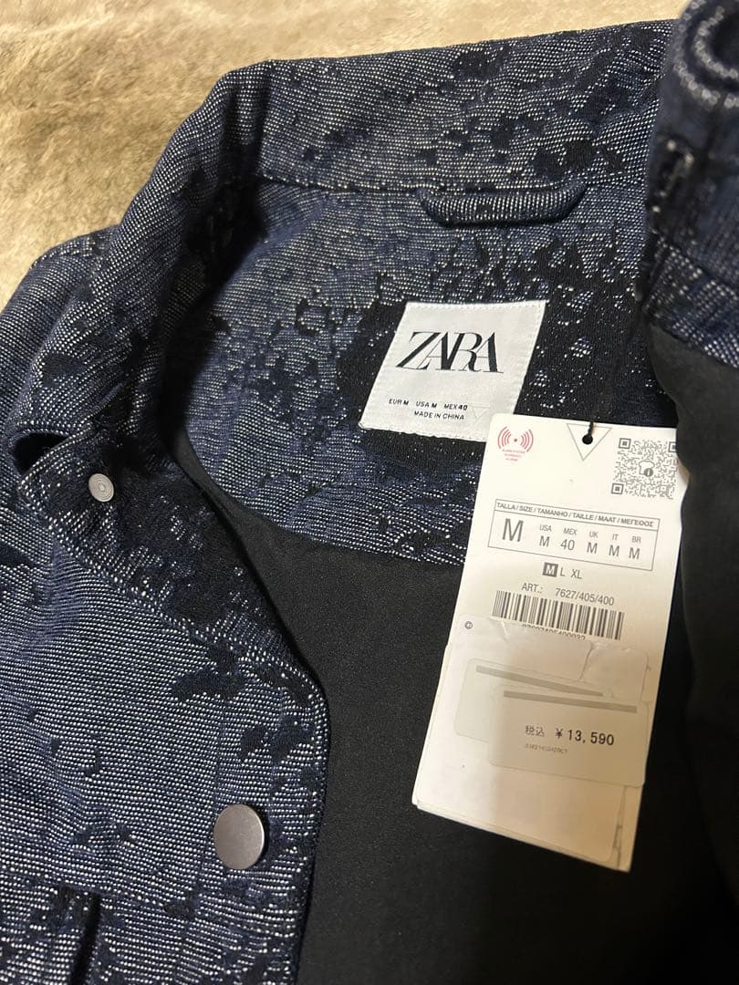 新品未使用】ZARA ジャガードデニムジャケット・パンツ(セットアップ