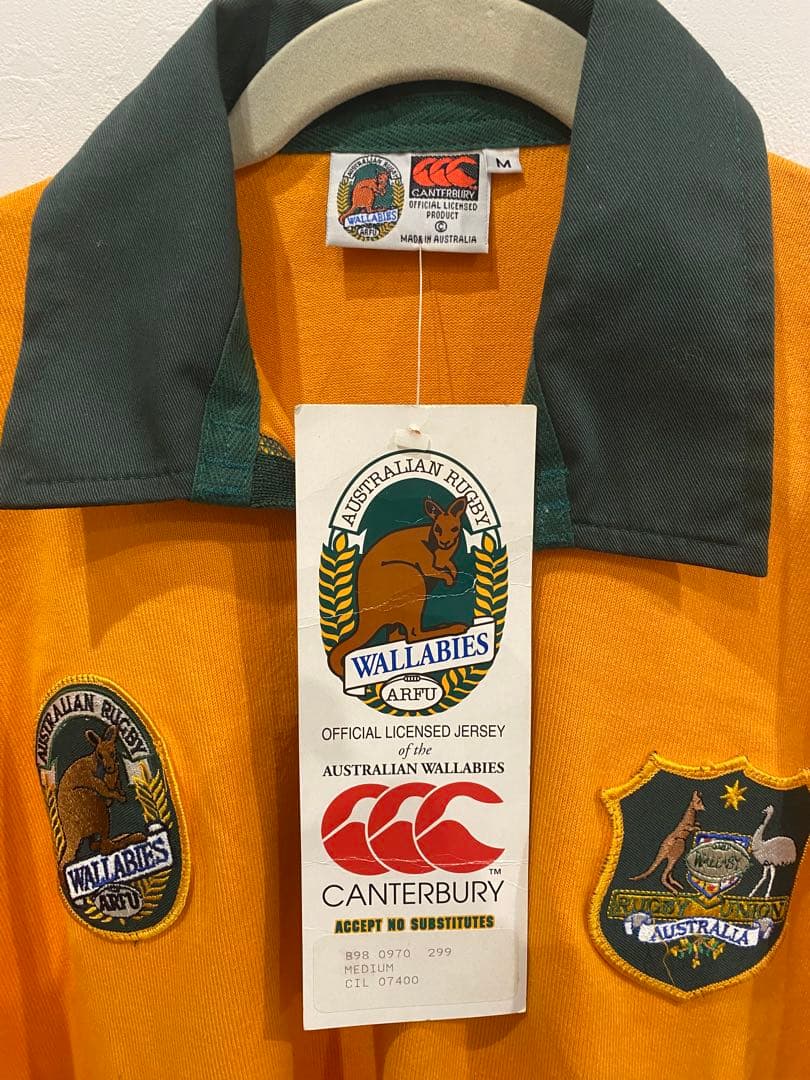 90s 90s Canterbury Wallabies Jersey デッドストック