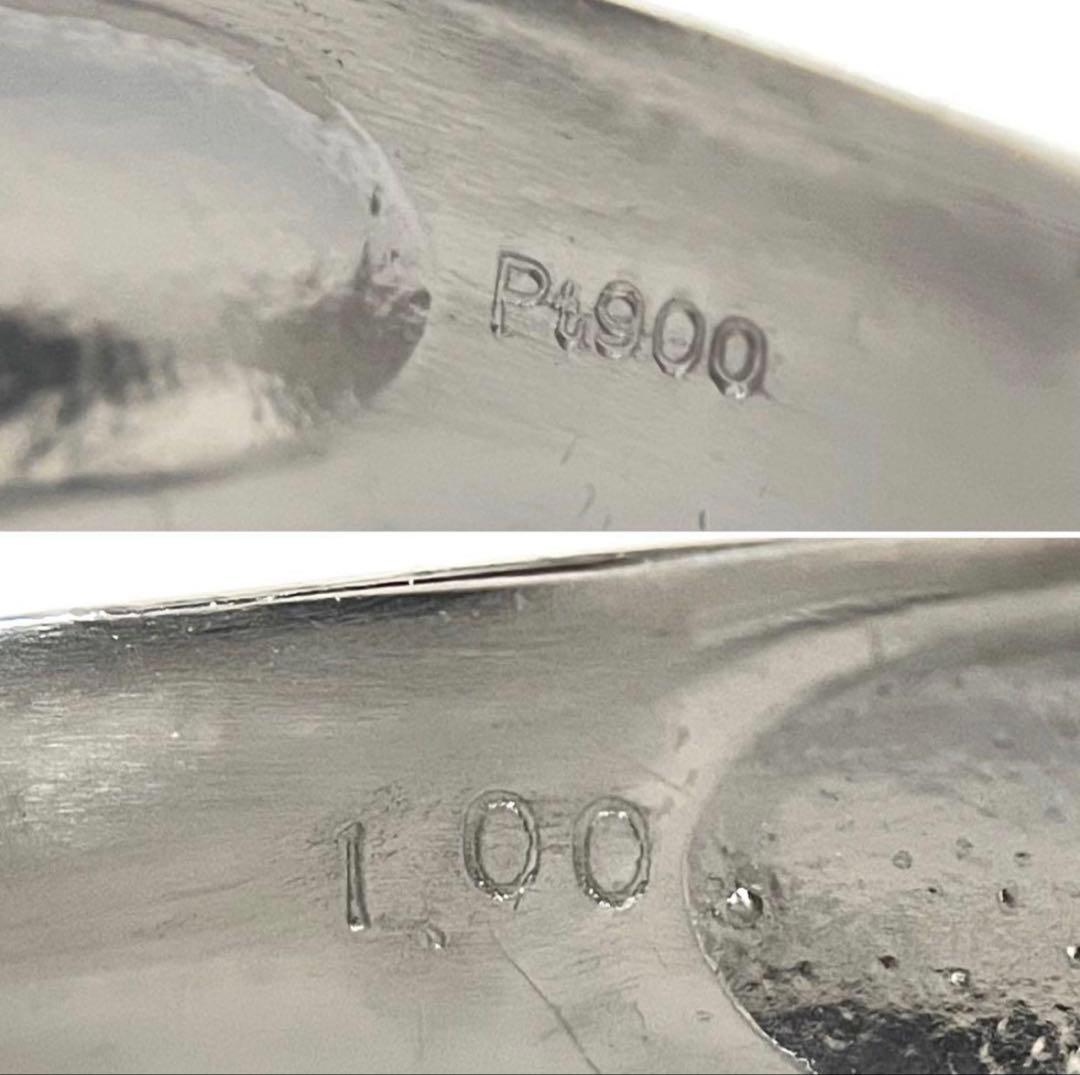 ダイヤ リング ダイヤモンド 指輪 1.0ct プラチナ パヴェ 1ct 12号