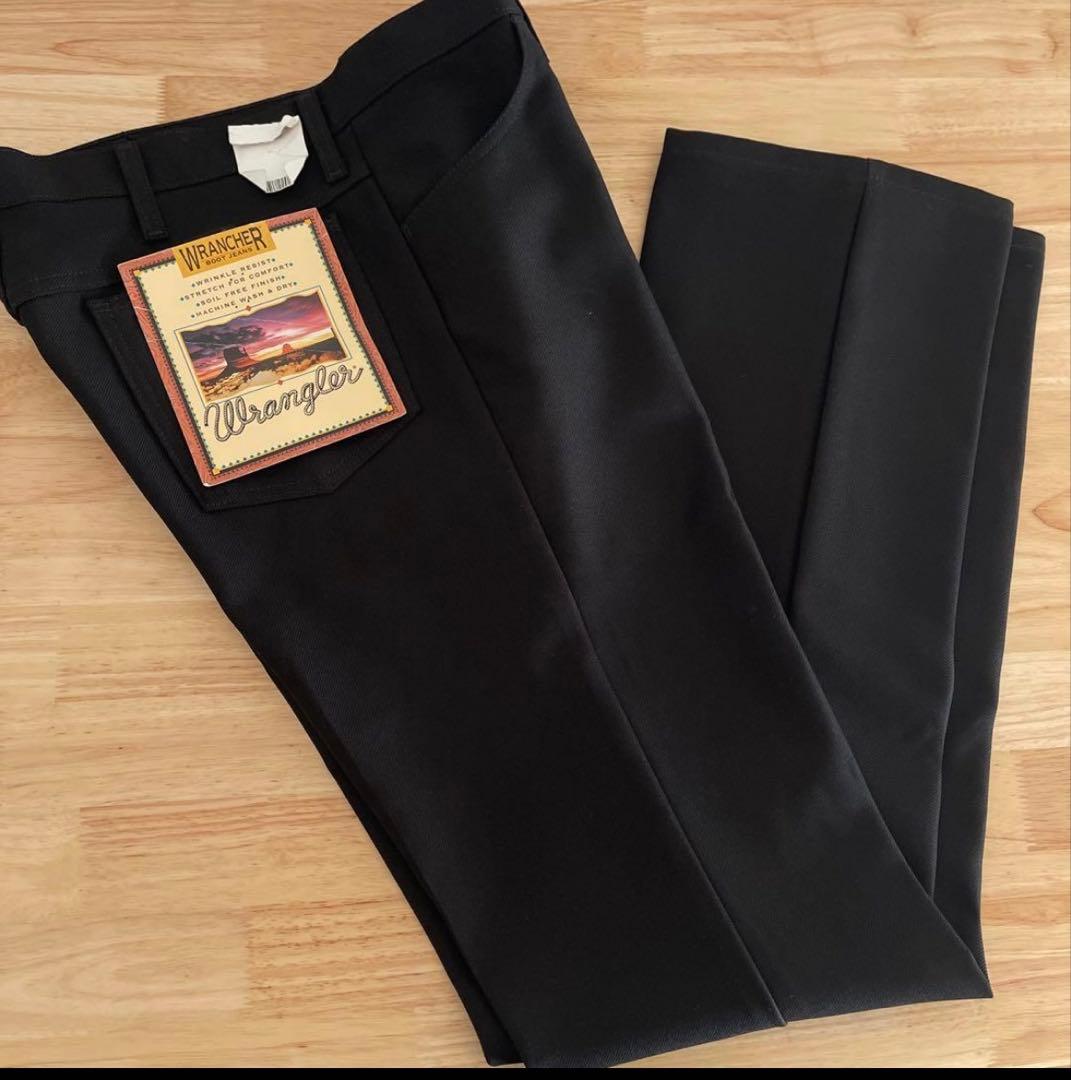 デッドストック ラングラー ランチャーパンツ ブラック 34×34 - メルカリ