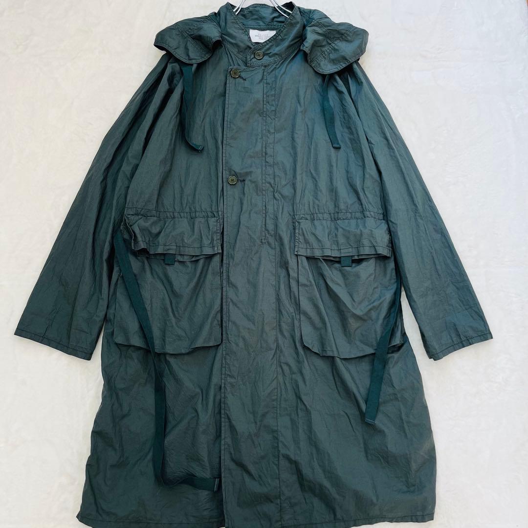 UNUSED アンユーズド　モッズコート　ミリタリーコート【サイズ4】　カーキ SLOW/一部店舗限定】4WAY モッズコート （ミリタリージャケット