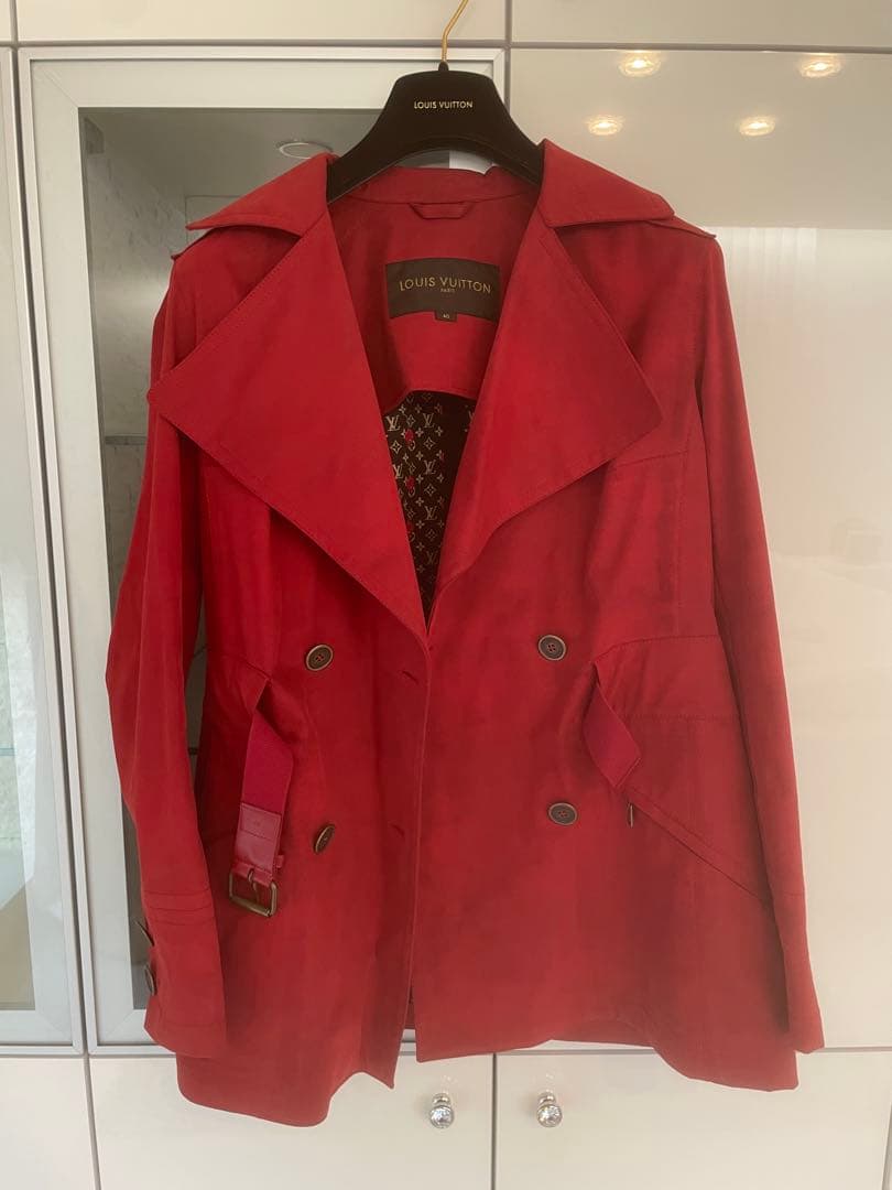LOUIS VUITTON チェリー柄 マッキントッシュコート 40 - メルカリ