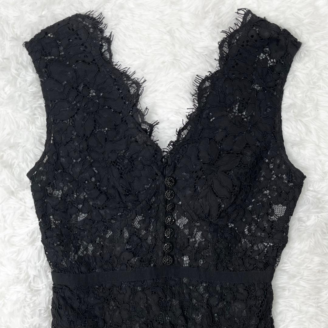 極美品✨ 21SS セルフポートレイト ドレス マキシ丈 花柄 4 M 黒