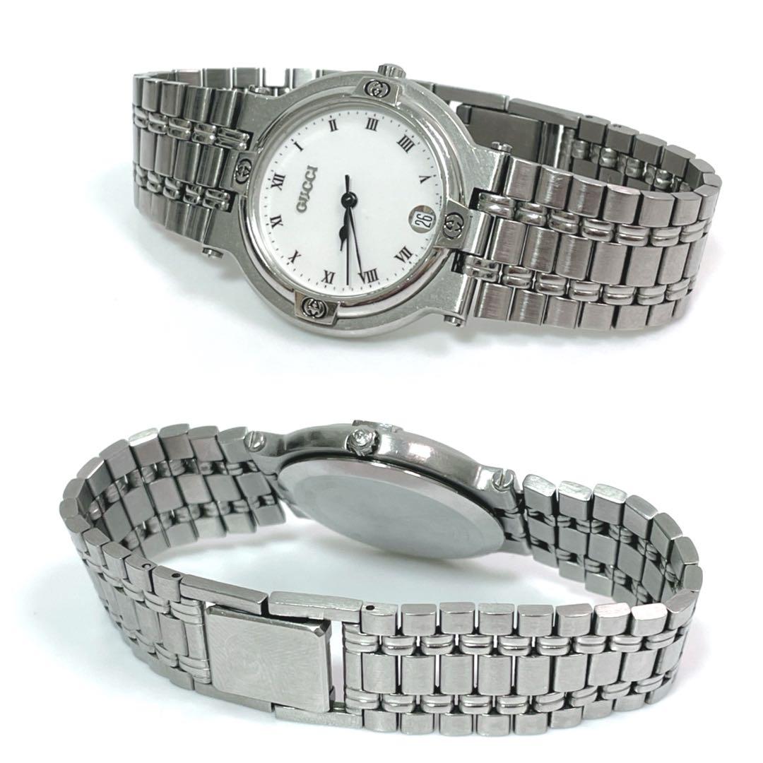 極上品】GUCCI 9100M 腕時計 極希少 グッチ ローマ数字 稼働 - メルカリ