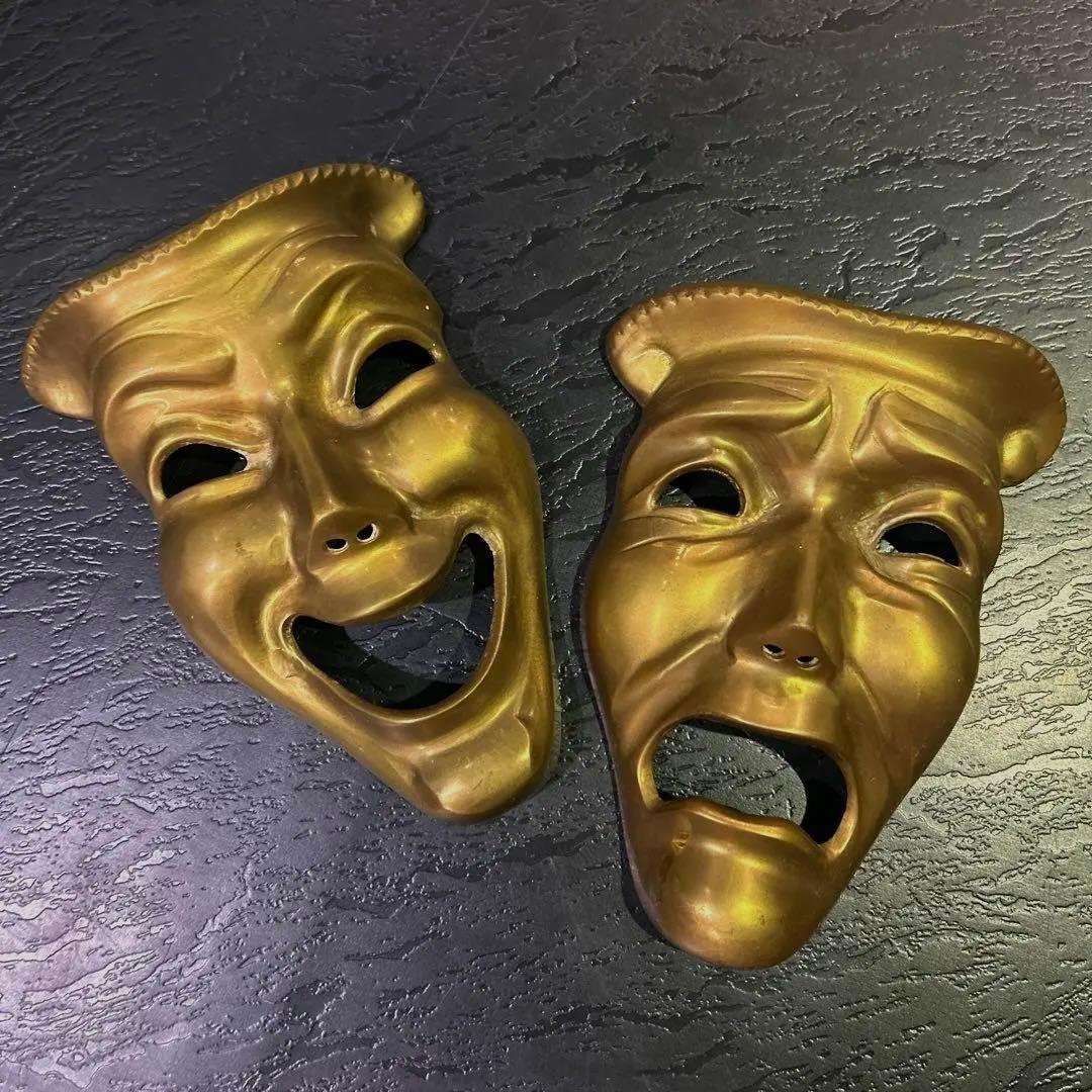 twoface ツーフェイス泣き笑い 壁掛けウォールデコロカビリー50s