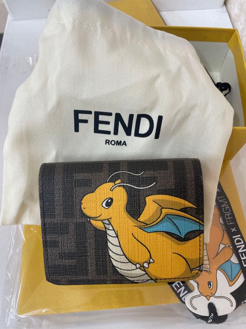 Fendi × Pokémon × fragment カイリュー財布 FENDI（フェンディ） 希少 ポケモン カイリュー フラグメント トリプル
