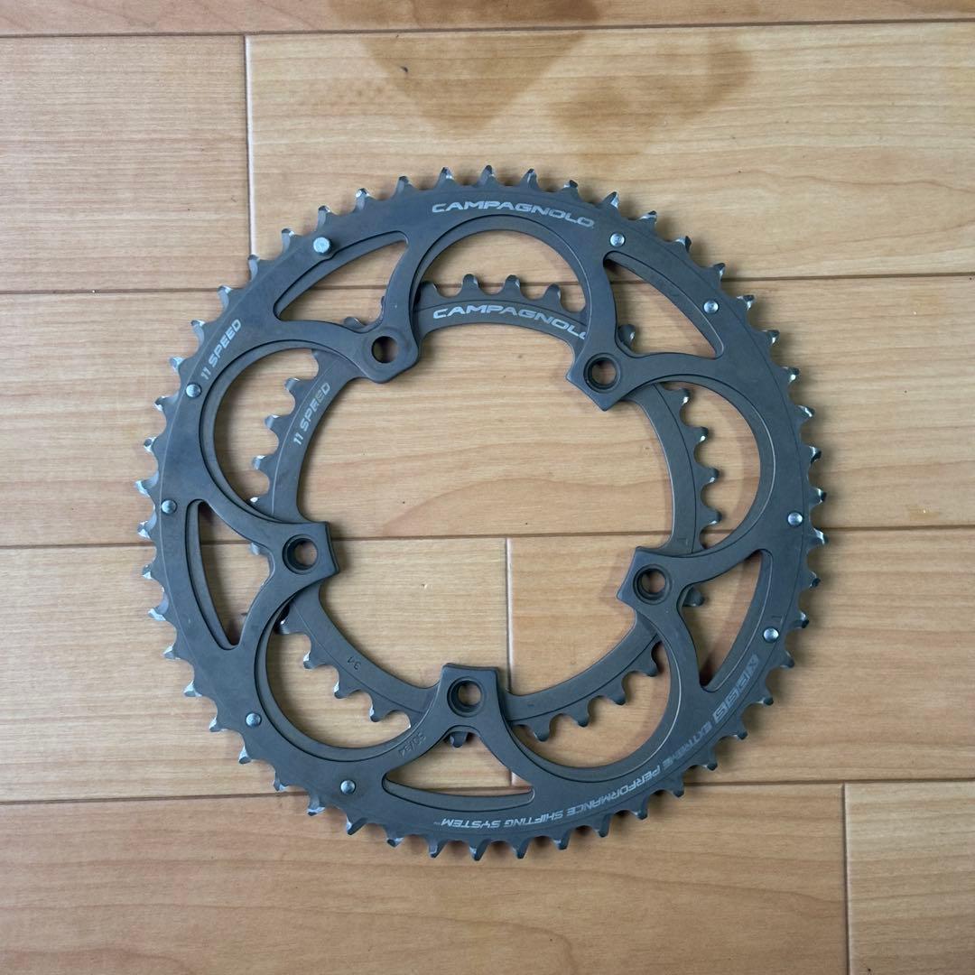 カンパニョーロ 50t/34t 11速 レコード チェーンリング