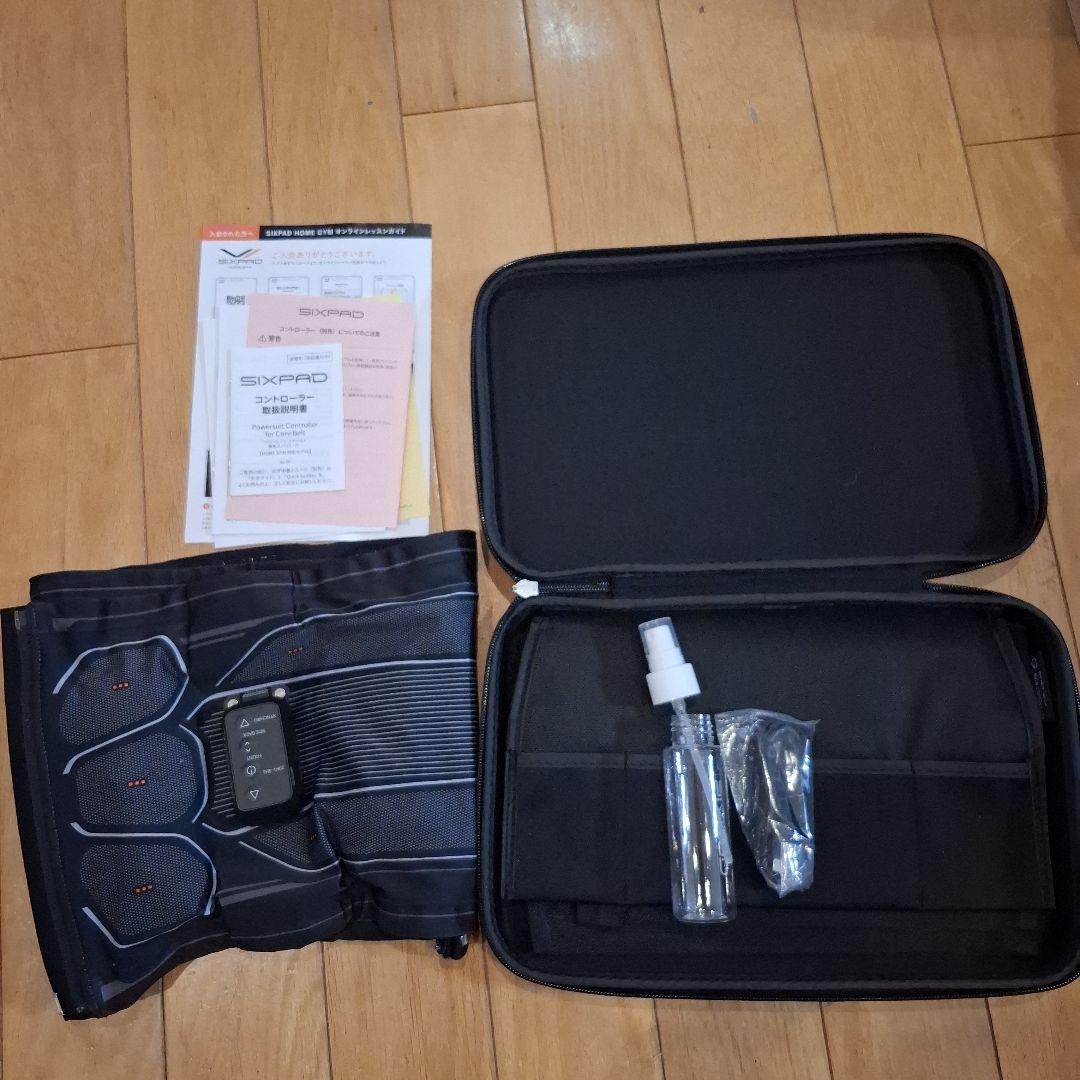 サイズL シックスパッド パワースーツコアベルト シックスパッドパワースーツコアベルト（ダイエット家電/EMS