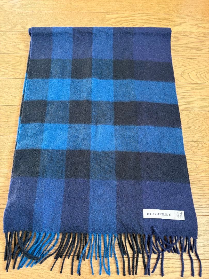 ＊マフラー　バーバリー　Burberry カシミヤ100%＊ BURBERRY（バーバリー） カシミアマフラー（カシミヤ） GIANT CHK SFA