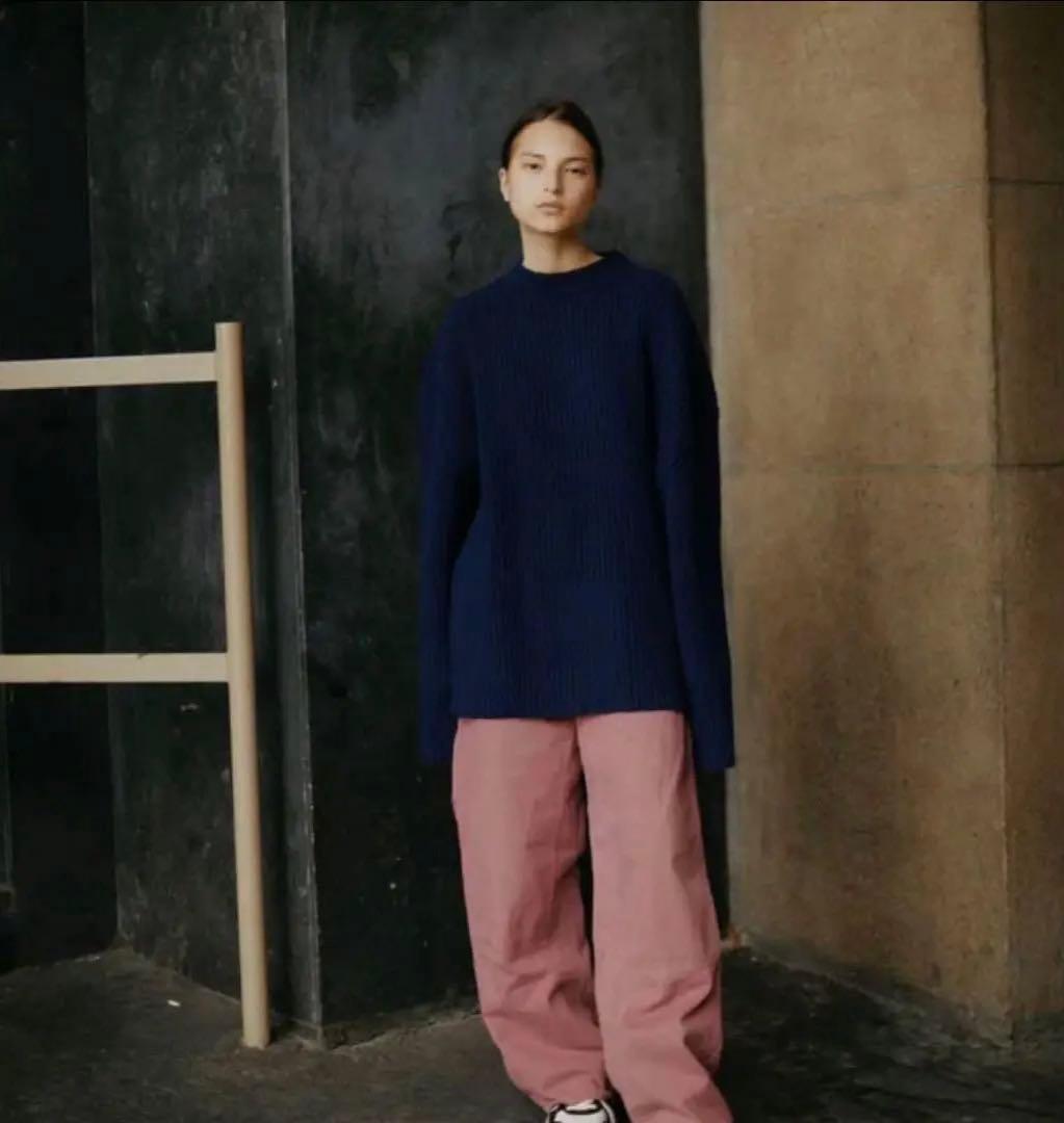 THE SHISHIKUI ビッグニット ネイビー シシクイ - メルカリ