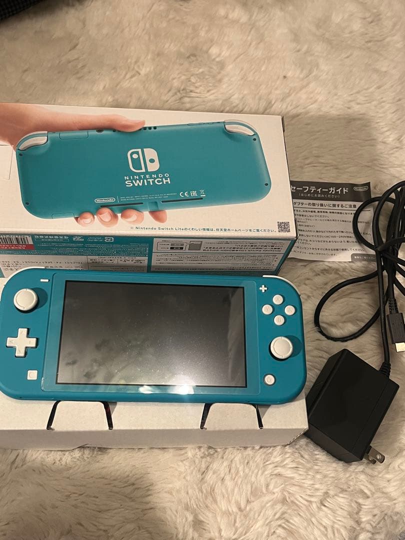 Nintendo Switch Lite ターコイズ 本体☆スプラトゥーン付き - メルカリ