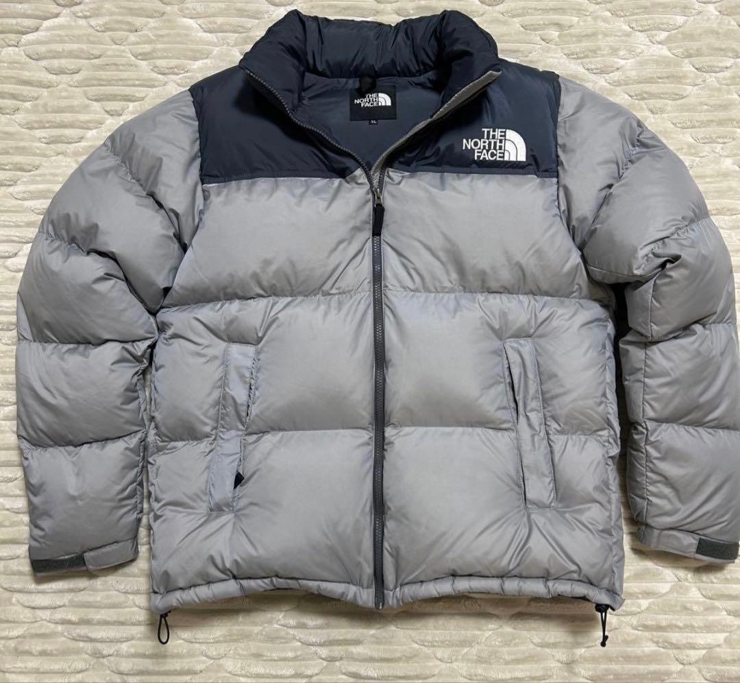 THE NORTH FACE ヌプシ ダウンジャケット グレー - メルカリ