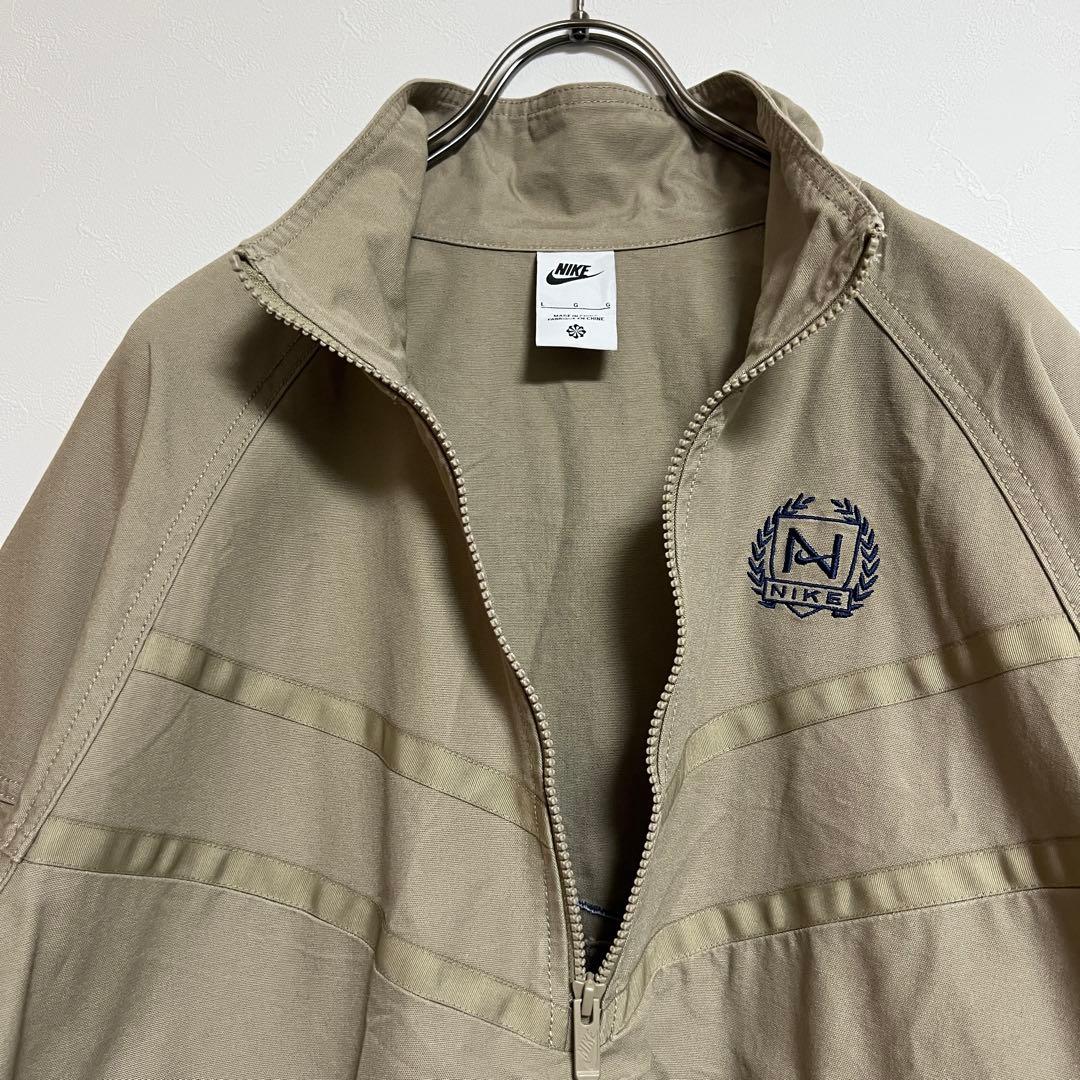 極美品 NIKE ナイキ ハーフジップ キャンバスジャケット L 岡田将生