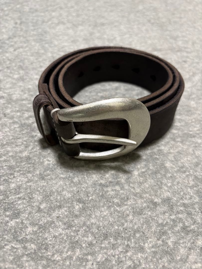 フルカウント ベルト 6210 ブラック FULLCOUNT（フルカウント） ベルト 6210 Wild Leather Belt 黒