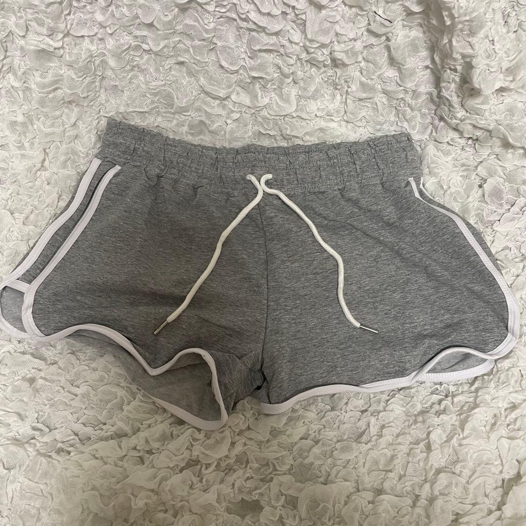 グレー ホワイトトリム ショートパンツ 3XL ウエストゴム - メルカリ