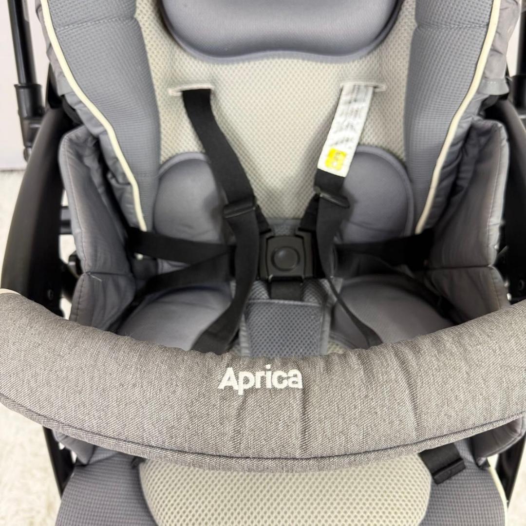 美品】Aprica アップリカ ラクーナビッテ クッション グレー 98-11
