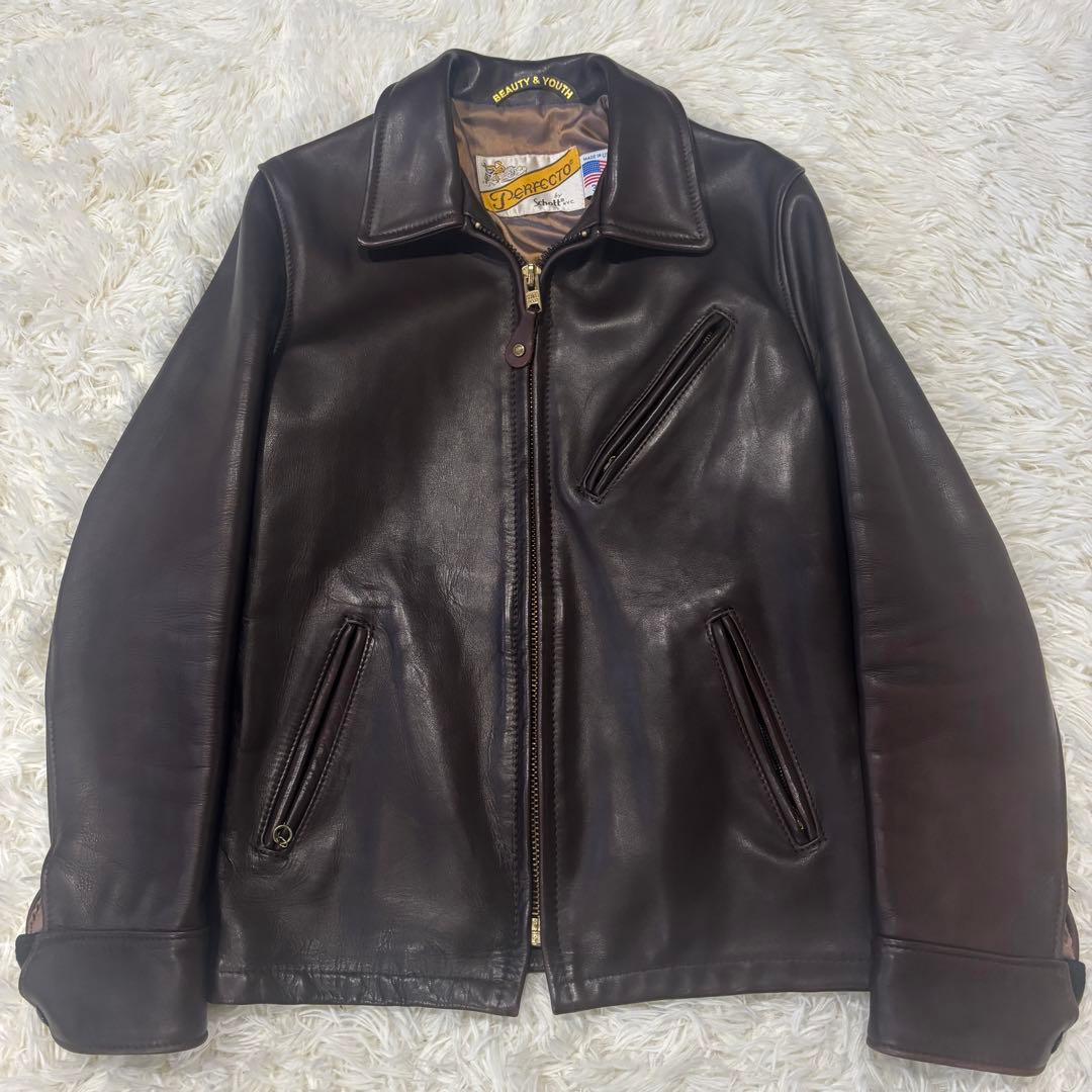 美品】ショット ユナイテッドアローズ別注 シングルライダース