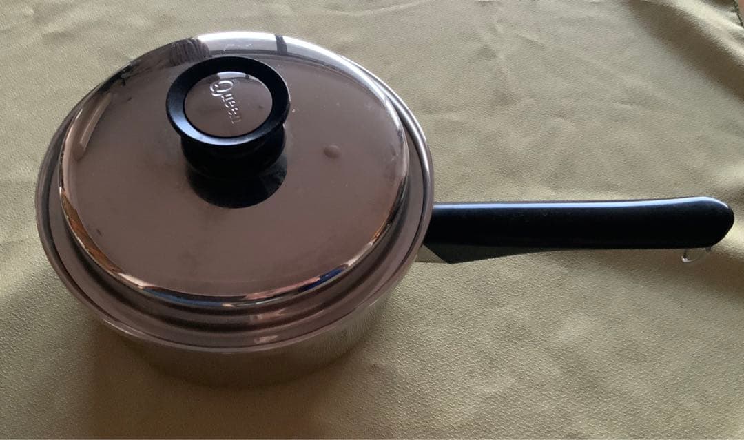 Amway ステンレス製片手鍋 中型 蓋付き - メルカリ