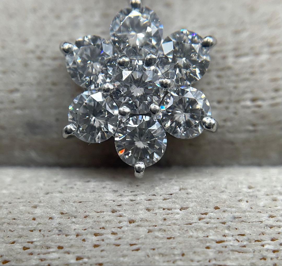 JB113☆高級 ダイヤモンド0.551ct プラチナ ペンダントヘッド - メルカリ